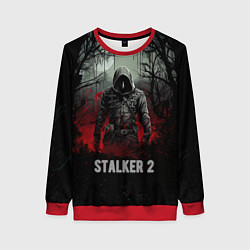 Свитшот женский Stalker 2 dark mode, цвет: 3D-красный
