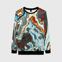 Женский свитшот Мраморная текстура