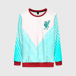 Женский свитшот Liverpool logo texture fc