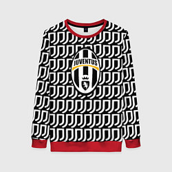 Свитшот женский Juventus pattern fc, цвет: 3D-красный
