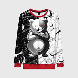 Свитшот женский Monokuma - Danganronpa, цвет: 3D-красный