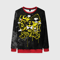 Свитшот женский Wu tang killa bees, цвет: 3D-красный