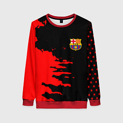 Свитшот женский Barcelona краски спорт, цвет: 3D-красный