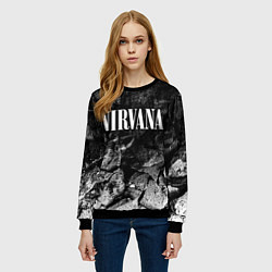 Свитшот женский Nirvana black graphite, цвет: 3D-черный — фото 2