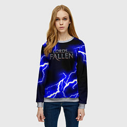 Свитшот женский Lord of the fallen steel storm, цвет: 3D-меланж — фото 2