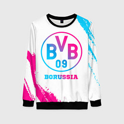 Свитшот женский Borussia neon gradient style, цвет: 3D-черный