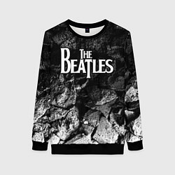 Женский свитшот The Beatles black graphite