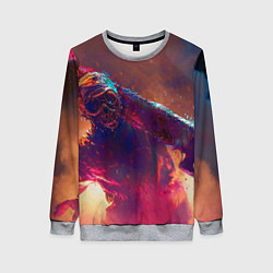 Женский свитшот Человек с пилой в маске