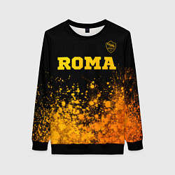 Женский свитшот Roma - gold gradient посередине