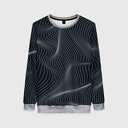 Свитшот женский Черная аннигиляция, цвет: 3D-меланж