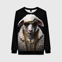 Женский свитшот Богатый баран в цепях