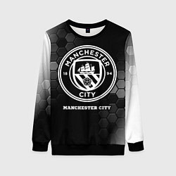 Женский свитшот Manchester City sport на темном фоне