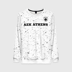 Женский свитшот AEK Athens sport на светлом фоне посередине