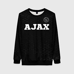 Женский свитшот Ajax sport на темном фоне посередине