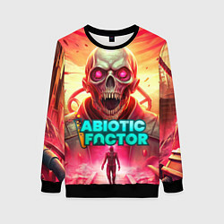 Женский свитшот Abiotic Factor монстр с черепом