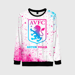 Женский свитшот Aston Villa neon gradient style