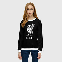 Свитшот женский Liverpool fc club, цвет: 3D-белый — фото 2