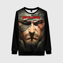 Свитшот женский Metal gear Venom Snake, цвет: 3D-черный