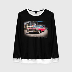 Женский свитшот Ретро автомобиль Cadillac Eldorado 1960 года