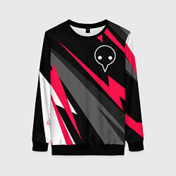 Свитшот женский Evangelion electro lines, цвет: 3D-черный