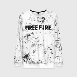 Свитшот женский Free Fire dirty ice, цвет: 3D-белый