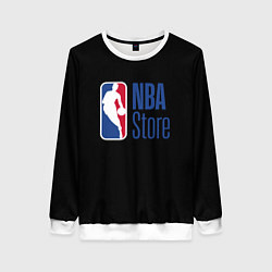 Свитшот женский NBA store, цвет: 3D-белый