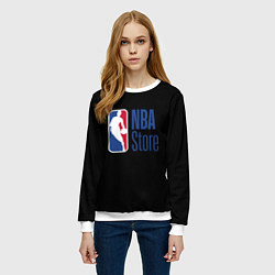 Свитшот женский NBA store, цвет: 3D-белый — фото 2