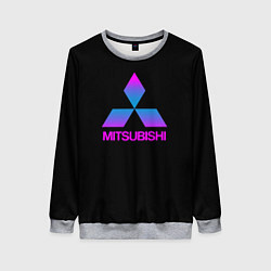 Свитшот женский Mitsubishi gradient, цвет: 3D-меланж