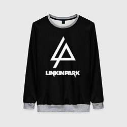 Свитшот женский Linkin park logo brend music, цвет: 3D-меланж