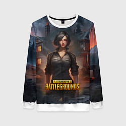 Женский свитшот PUBG game wallpaper