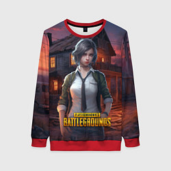 Женский свитшот PUBG девушка в игре