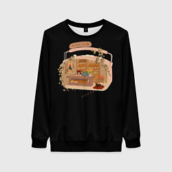 Женский свитшот Ведьмина служба доставки: Studio Ghibli