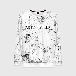 Свитшот женский Aston Villa dirty ice, цвет: 3D-белый