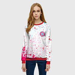 Свитшот женский Баерн Мюнхен, цвет: 3D-красный — фото 2