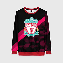 Свитшот женский Liverpool sport fc club, цвет: 3D-красный