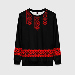 Женский свитшот Вышиванка с символами рода