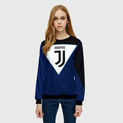 Свитшот женский Juventus sport geometry color, цвет: 3D-черный — фото 2