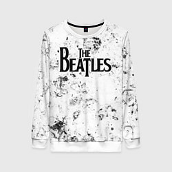 Свитшот женский The Beatles dirty ice, цвет: 3D-белый