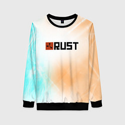Свитшот женский RUST gradient, цвет: 3D-черный