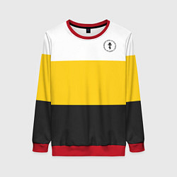 Женский свитшот За веру царя и святую триединую Русь Крест на узор