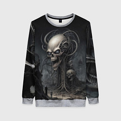 Женский свитшот Черепа-монстры