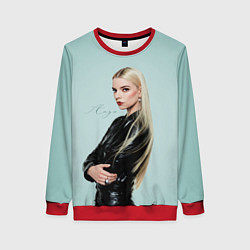 Свитшот женский Anya Taylor - Joy - actress, цвет: 3D-красный