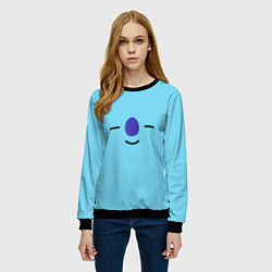 Свитшот женский BT21-Koya, цвет: 3D-черный — фото 2