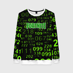 Свитшот женский Fortnite game epic, цвет: 3D-белый