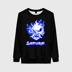 Свитшот женский Samurai logo ghost, цвет: 3D-черный