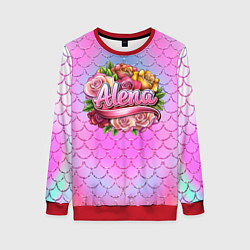 Женский свитшот Алена букет из роз