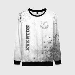 Свитшот женский Everton - white gradient вертикально, цвет: 3D-черный