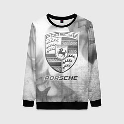 Женский свитшот Porsche - white gradient