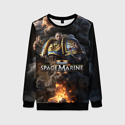 Женский свитшот Captain Titus Warhammer 40000 space marine 2