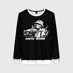 Женский свитшот Аниме девушка и trueno ae 86